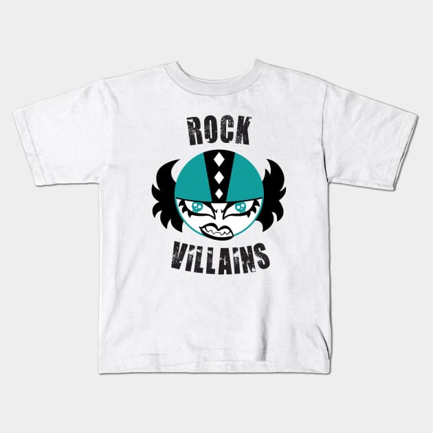 Rockvillains Kids T-Shirt by Free State Roller Derby